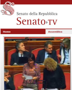 Elena Ferrara_intervento in senato_franca rame
