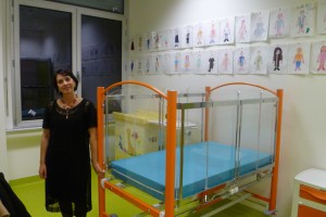 Alcune nuove stanze del nuovo reparto di pediatria
