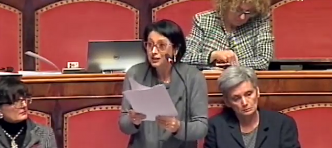 Minori stranieri non accompagnati: intervento in Aula della Senatrice Ferrara